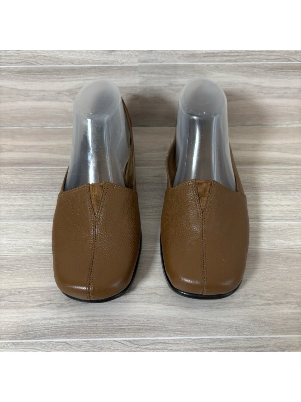 Aerosoles Stitch N Turn Tan Leather Cushioned Loafers